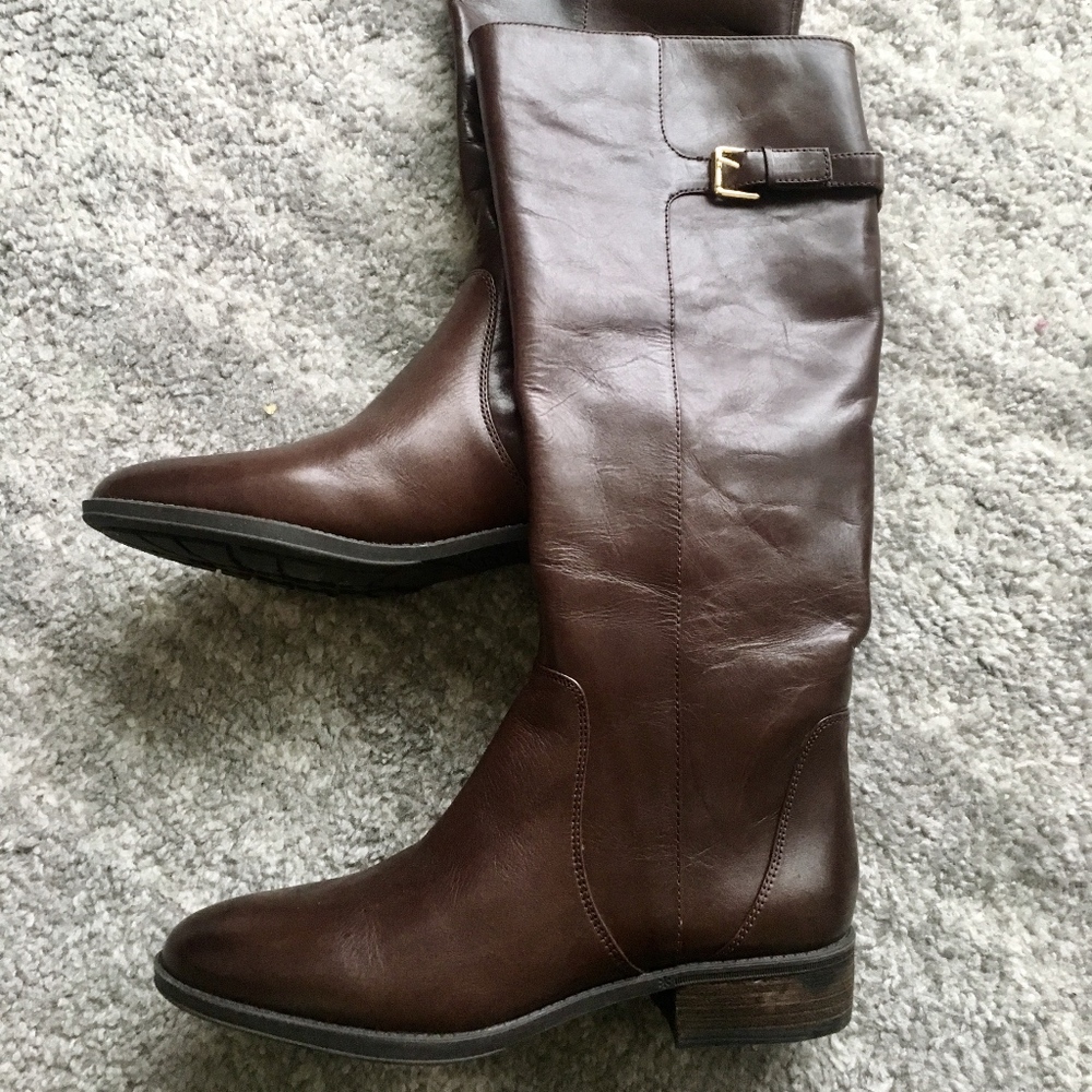 NWOT Sam Edelman Patton Leather Riding Boot